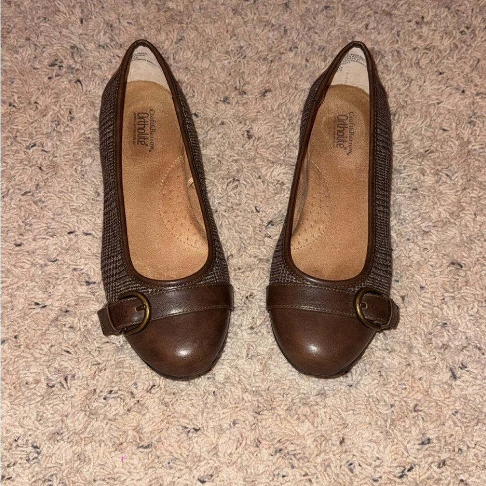 Comfort Plus by Predictions Brown Loafers for Women
